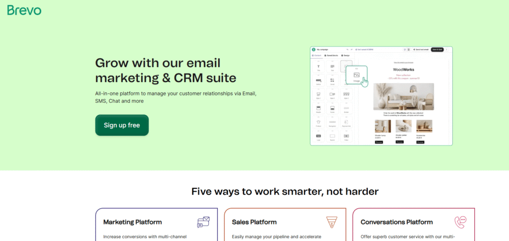 brevo marketing and crm suite for small businesses