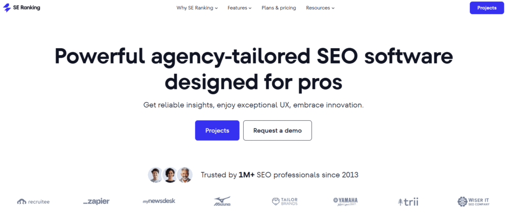 se ranking owerful agency-tailored SEO software designed for pros