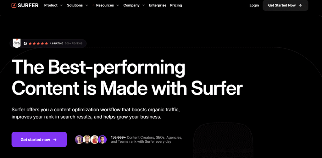 The Best-performing Content is Made with Surfer